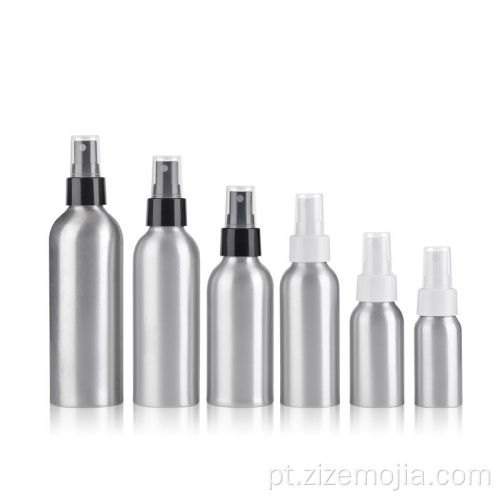 Wholesale garrafas de metal de pulverização de pulverização de alumínio vazio cosmético